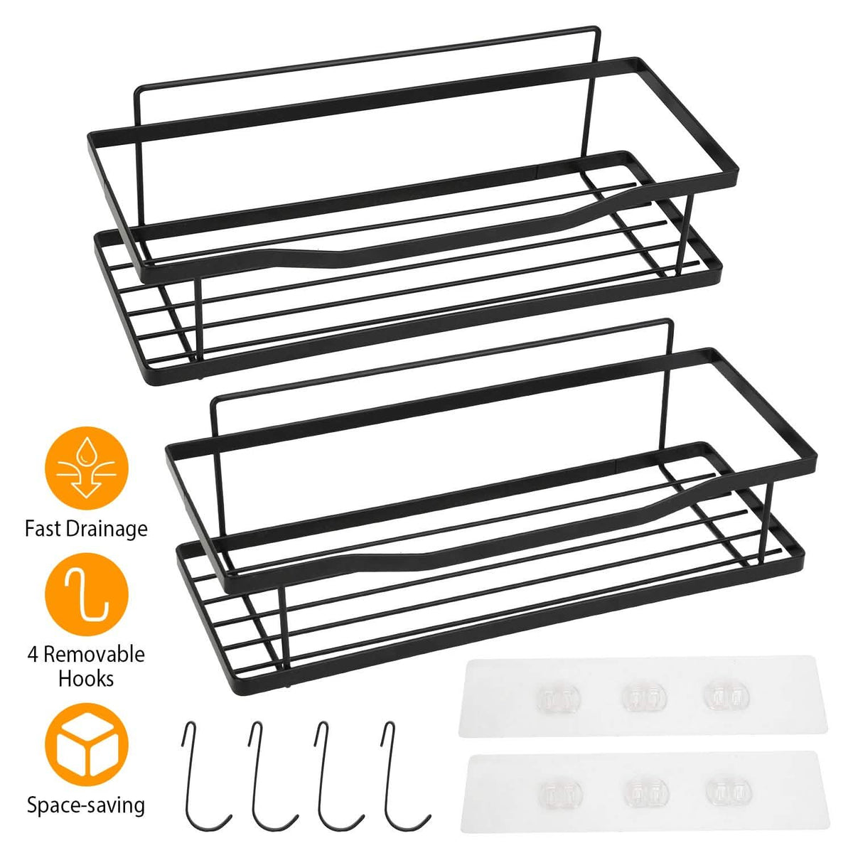 2-Tier Shower Caddy Shelf Holder - A-1 Thread Vault