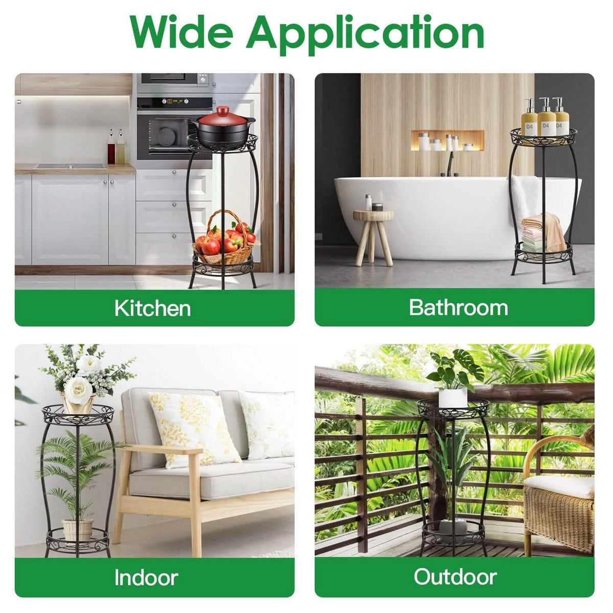 2-Tier Tall Plant Stand Rack Holder - A-1 Thread Vault