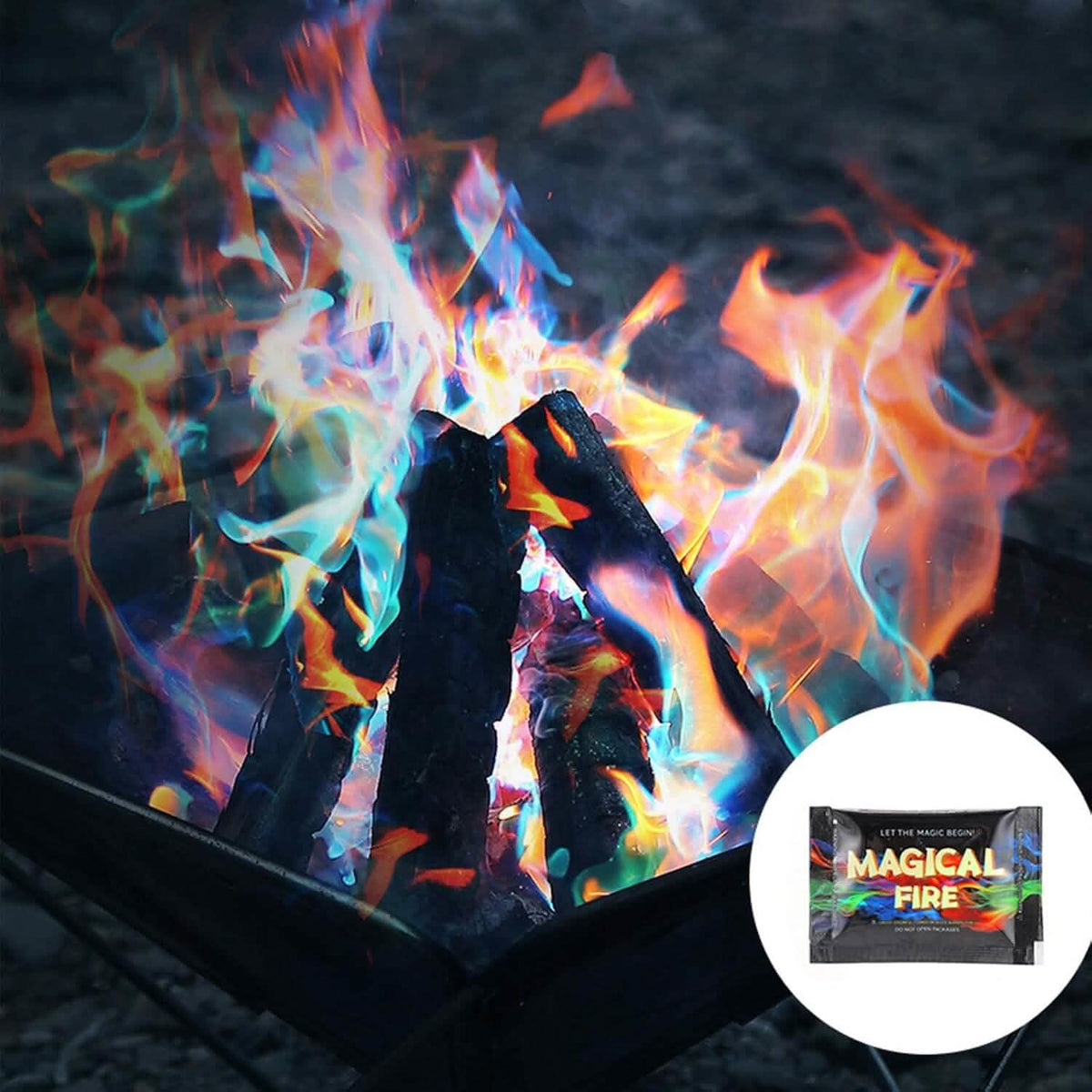 20-Pack: Magical Campfire Color Flames Color Changing Packs - A-1 Thread Vault