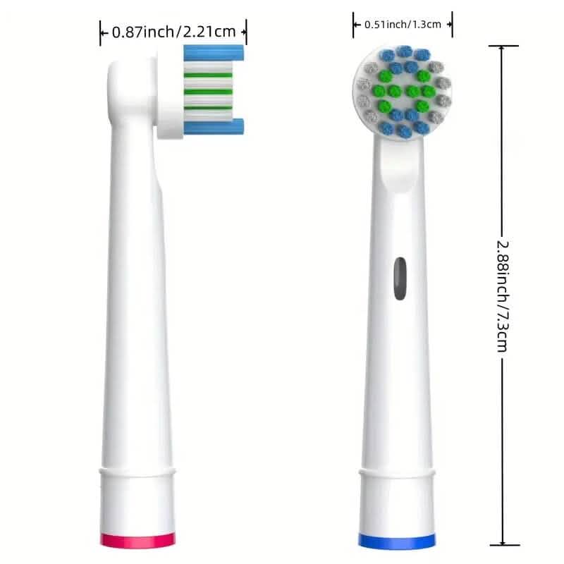 20-Pack: Professional Electric Replacement Toothbrush Heads - A-1 Thread Vault