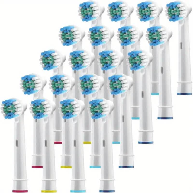 20-Pack: Professional Electric Replacement Toothbrush Heads - A-1 Thread Vault