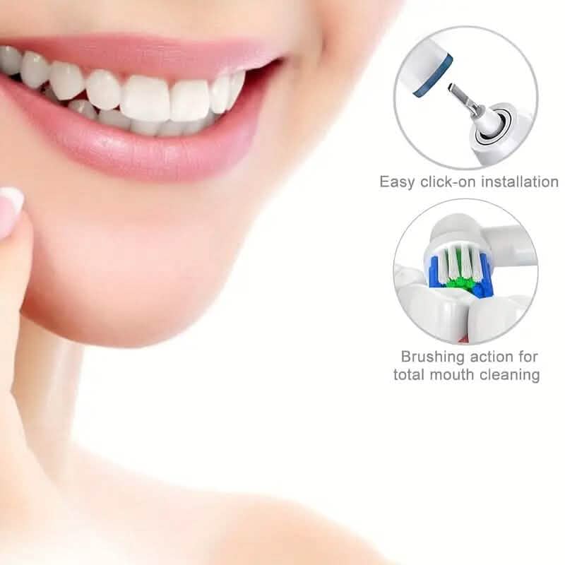 20-Pack: Professional Electric Replacement Toothbrush Heads - A-1 Thread Vault