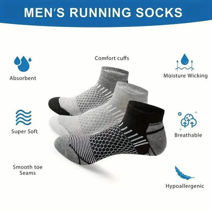 20-Pairs: Men's Outdoor Color Matching Low-Top Socks - A-1 Thread Vault