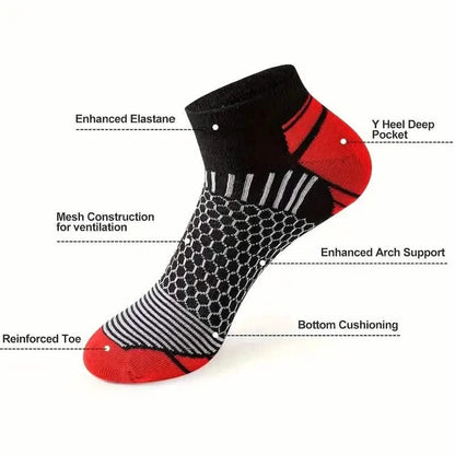 20-Pairs: Men's Outdoor Color Matching Low-Top Socks - A-1 Thread Vault