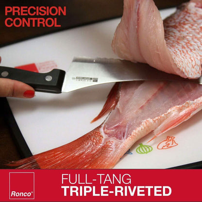 20-Piece: Ronco Full-Tang Handle Professional Kitchen Knife Set - A-1 Thread Vault