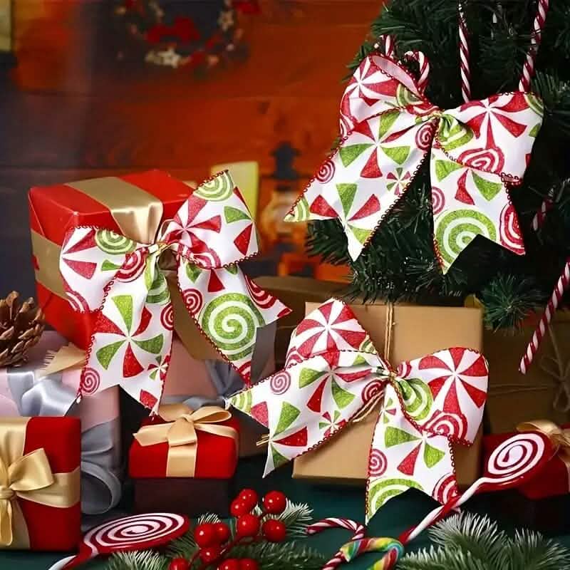 20-Pieces: Christmas Tree Bow Decorations - A-1 Thread Vault