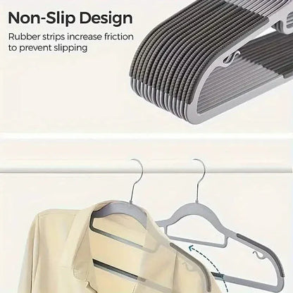 20-Pieces: Slip Traceless Clothes Racks, Sturdy Heavy Duty Coat Durable Hangers - A-1 Thread Vault