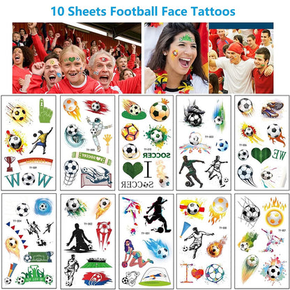 20 Sheet 2022 Football World Cup Football Sports Face Sticker - A-1 Thread Vault