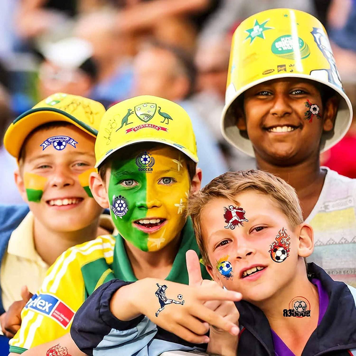 20 Sheet 2022 Football World Cup Football Sports Face Sticker - A-1 Thread Vault