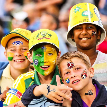 20 Sheet 2022 Football World Cup Football Sports Face Sticker - A-1 Thread Vault