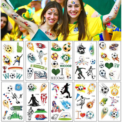 20 Sheet 2022 Football World Cup Football Sports Face Sticker - A-1 Thread Vault