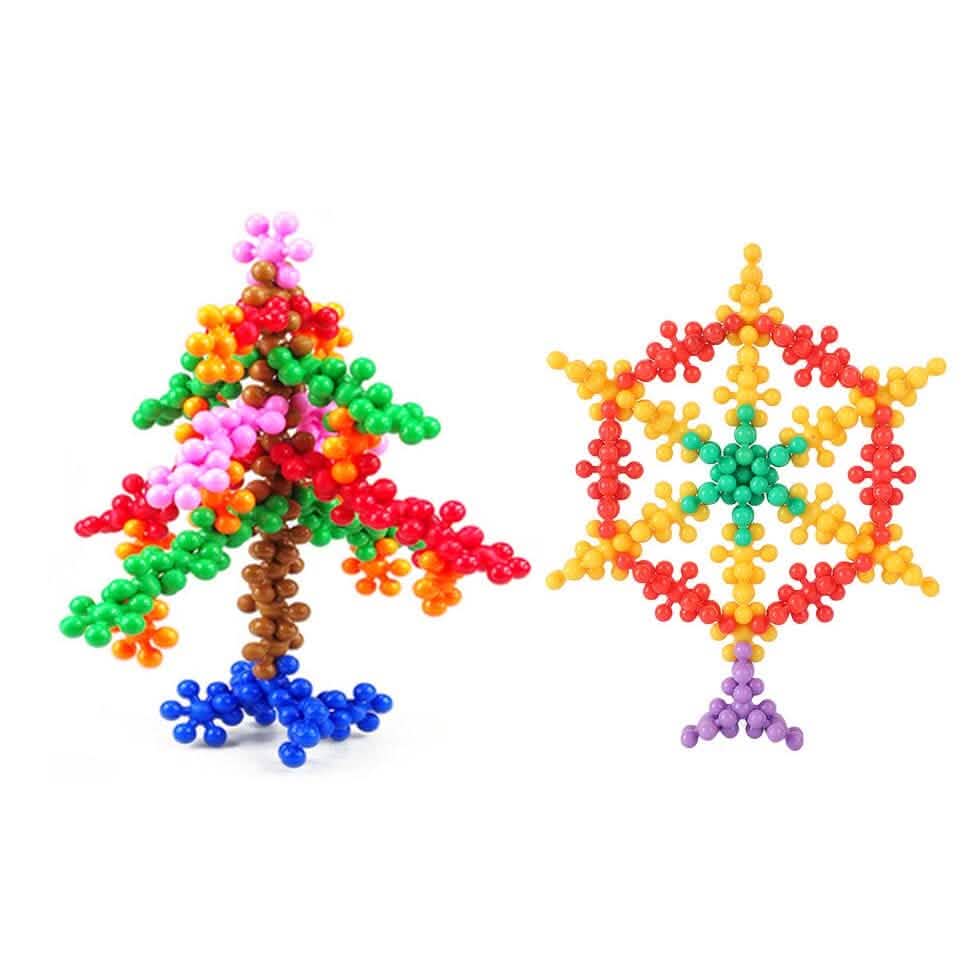 200-Piece: 3D Interlocking Building Blocks STEM Toy - A-1 Thread Vault