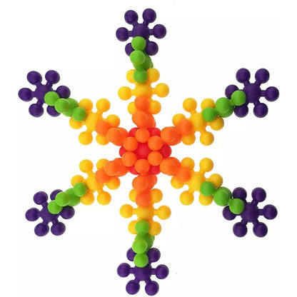 200-Piece: 3D Interlocking Building Blocks STEM Toy - A-1 Thread Vault