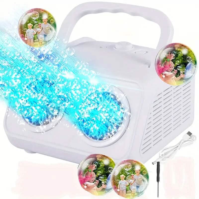 20000+ Bubbles Electric Bubble Machine with 2 Fans - A-1 Thread Vault