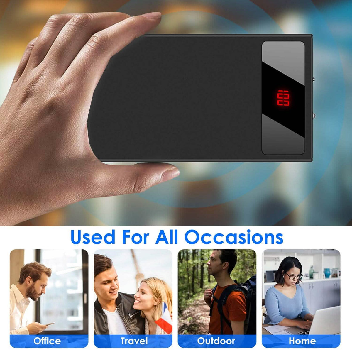 20,000mAh Power Bank Ultra-thin External Battery Pack - A-1 Thread Vault