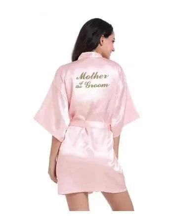 2019 New Bridesmaid Robes Robes Bridal Robes Light Pink Satin Robe Bridesmaid Robes Wedding - A-1 Thread Vault