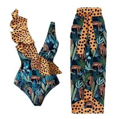 2023 Sexy Fashion One Piece Swimsuit Solid 3D Flower Summer Women Swimwear Beachwear Summer Luxury Monokini Bathing Suit - A-1 Thread Vault