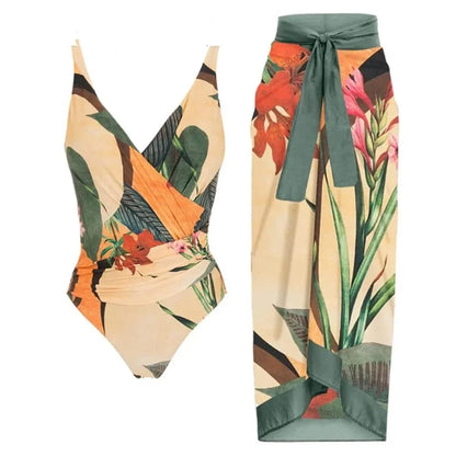 2023 Sexy Fashion One Piece Swimsuit Solid 3D Flower Summer Women Swimwear Beachwear Summer Luxury Monokini Bathing Suit - A-1 Thread Vault