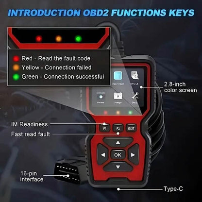 2024 Advanced V519 OBD2 Scanner Tool - A-1 Thread Vault