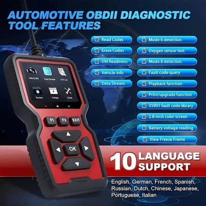2024 Advanced V519 OBD2 Scanner Tool - A-1 Thread Vault