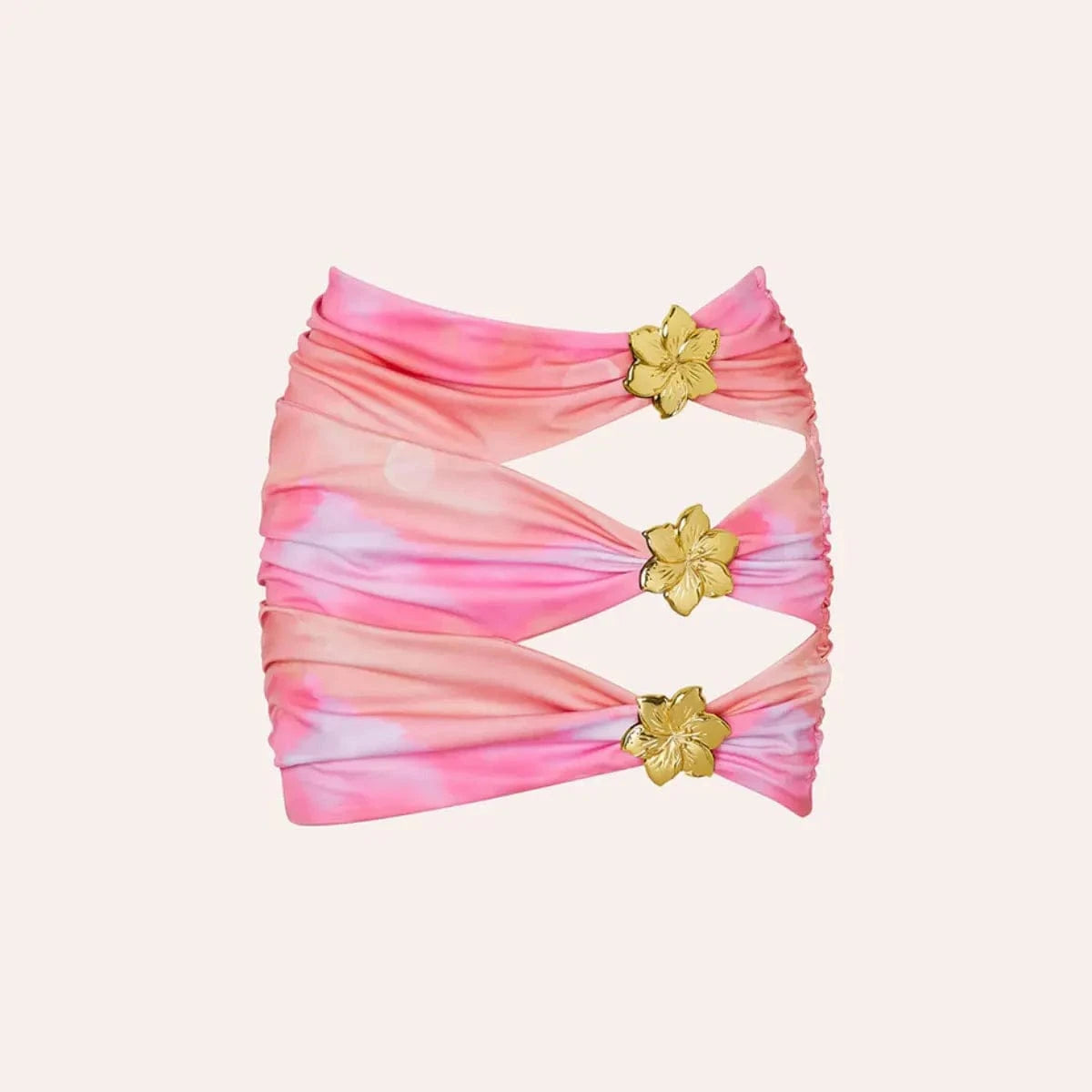 2024 High Quality One Piece Swimsuit Floral Ruffle Printed Push Up Women Bikini Set Swimwear Slimming Bathing Suit Beach Wear - A-1 Thread Vault