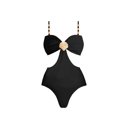 2024 High Quality One Piece Swimsuit Floral Ruffle Printed Push Up Women Bikini Set Swimwear Slimming Bathing Suit Beach Wear - A-1 Thread Vault