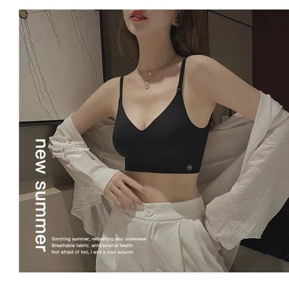 2024 Invisible Push Up Bra Backless Sexy Women Bras Low Cut Plunge Brassiere Open Back Wedding Underwear Seamless Lingerie - A-1 Thread Vault