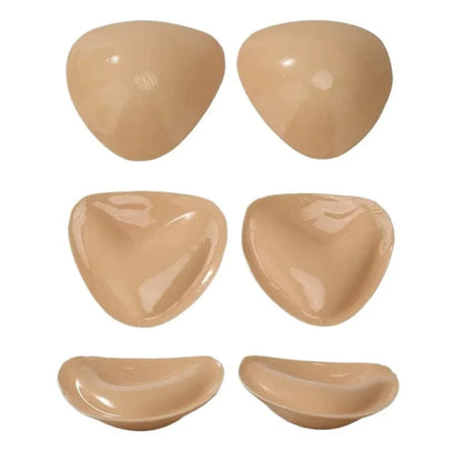 2024 New Hot Double Sided Adhesive Sticky Bra Inserts Push Up Thick Sponge Breast Lift Pads Women Swimsuit Bikini Cup Enhancer - A-1 Thread Vault