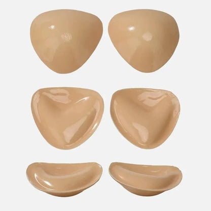 2024 New Hot Double Sided Adhesive Sticky Bra Inserts Push Up Thick Sponge Breast Lift Pads Women Swimsuit Bikini Cup Enhancer - A-1 Thread Vault