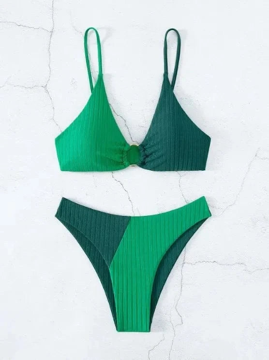 2024 Sexy Bikinis Women's Swimwear Push Up High Waist Swimsuits High Cut Bathing Suits Push Up Beach Bikini Set Female Biquini - A-1 Thread Vault