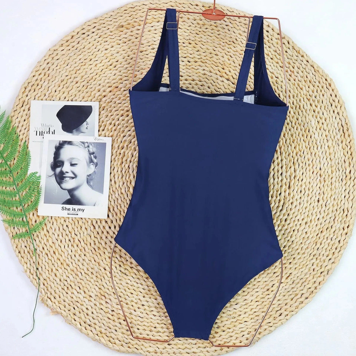 2024 Sexy One Piece Women Swimsuit Push Up Bikini Beach Bodysuit Monokini Tummy Control Swimwear Plus Size Bathing Suit - A-1 Thread Vault