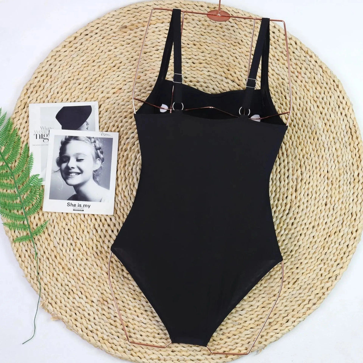 2024 Sexy One Piece Women Swimsuit Push Up Bikini Beach Bodysuit Monokini Tummy Control Swimwear Plus Size Bathing Suit - A-1 Thread Vault