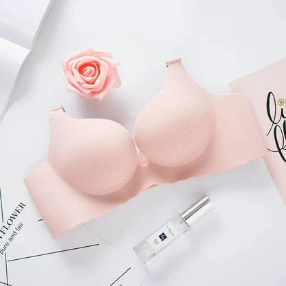 2025 Extreme Push-Up Bra 8cm Pads for Small Bust Wireless Double Cup Lift & Natural Shape Adjustable Plunge Deep V Bras - A-1 Thread Vault