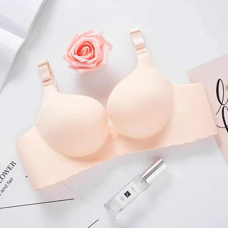 2025 Extreme Push-Up Bra 8cm Pads for Small Bust Wireless Double Cup Lift & Natural Shape Adjustable Plunge Deep V Bras - A-1 Thread Vault