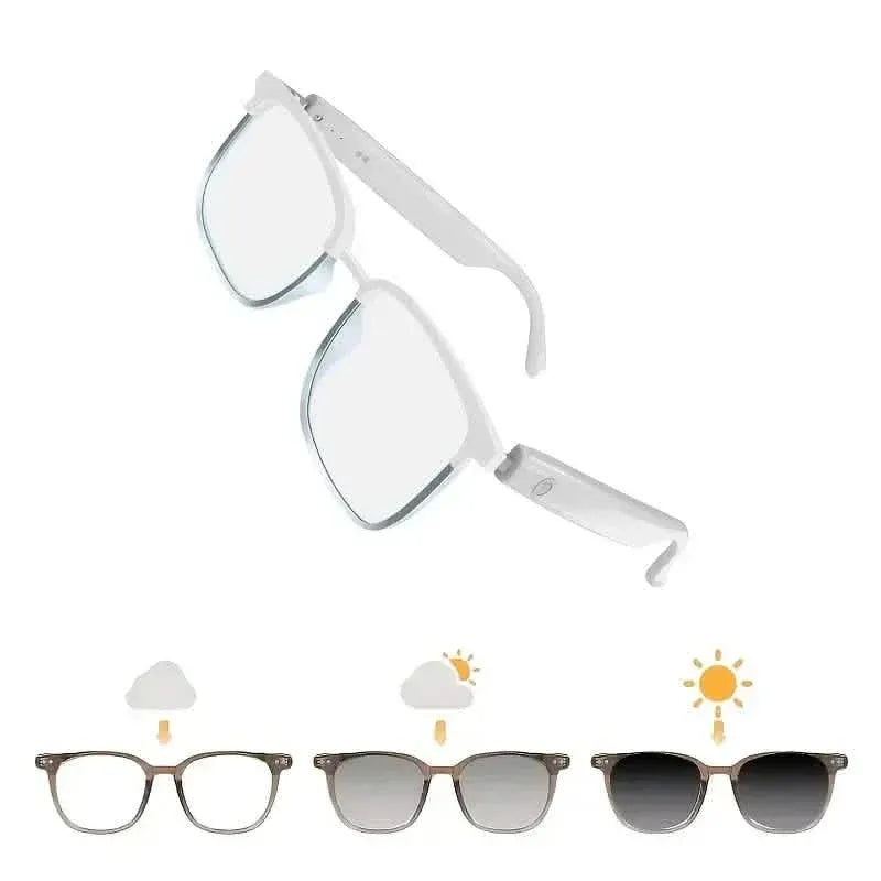 2025 Wireless Smart Glasses – Auto-Dimming, Touch Control, Hands-Free Audio - A-1 Thread Vault