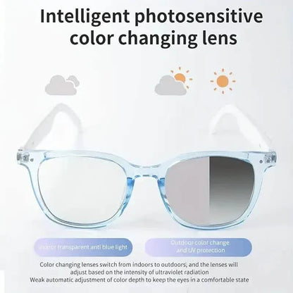 2025 Wireless Smart Glasses – Auto-Dimming, Touch Control, Hands-Free Audio - A-1 Thread Vault