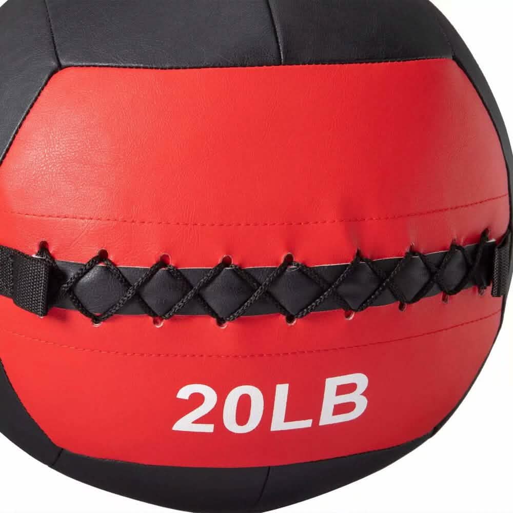 20lb Soft Medicine Balls for Wall Balls and Full Body Dynamic Strength Training - A-1 Thread Vault