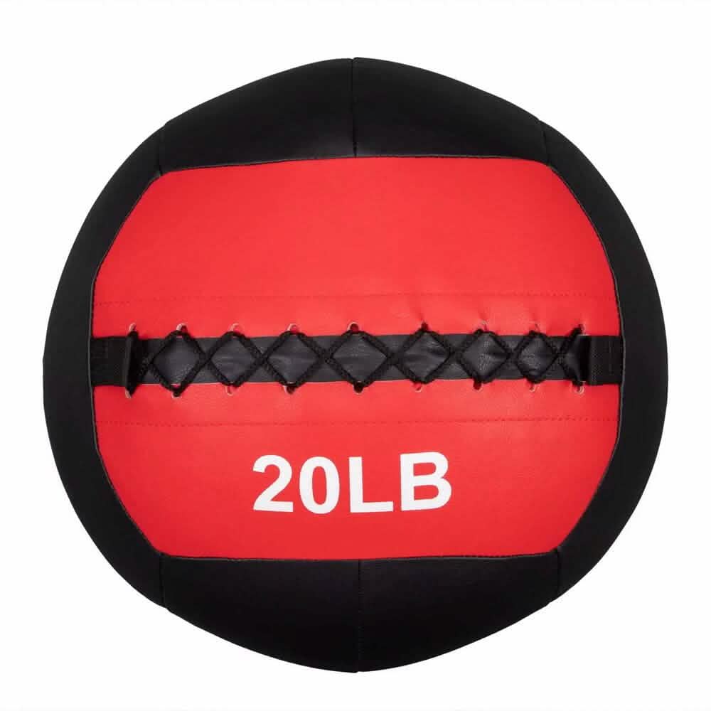 20lb Soft Medicine Balls for Wall Balls and Full Body Dynamic Strength Training - A-1 Thread Vault