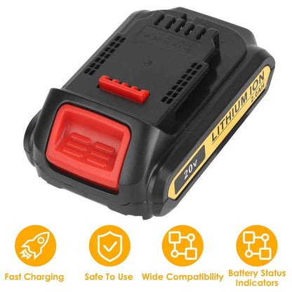 20V Replacement Battery Fit for Dewalt DCB - A-1 Thread Vault