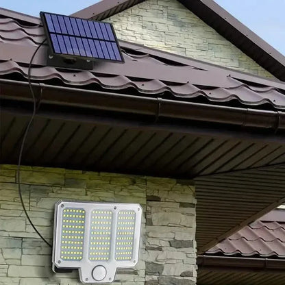 210LED Super Bright Motion Sensor Solar Strong Power LED Garden Wall Lamp - A-1 Thread Vault