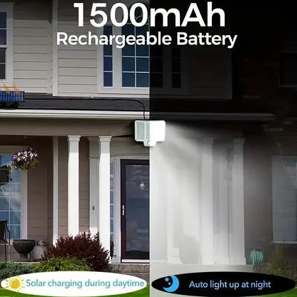 210LED Super Bright Motion Sensor Solar Strong Power LED Garden Wall Lamp - A-1 Thread Vault