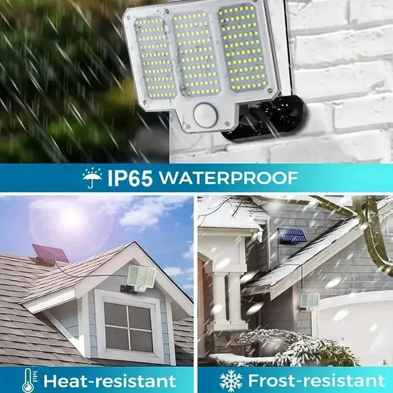 210LED Super Bright Motion Sensor Solar Strong Power LED Garden Wall Lamp - A-1 Thread Vault