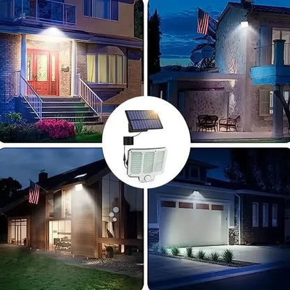 210LED Super Bright Motion Sensor Solar Strong Power LED Garden Wall Lamp - A-1 Thread Vault