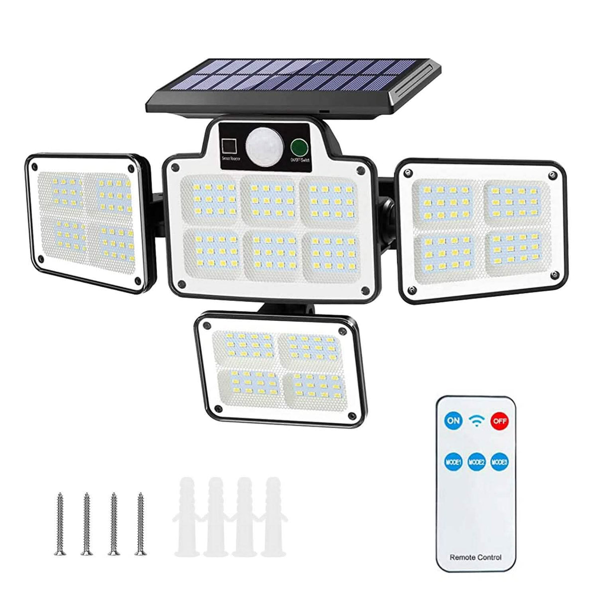 216 LEDs Solar Outdoor Light Motion Sensor Security Wireless Lamp - A-1 Thread Vault