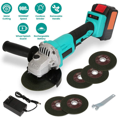 21V Cordless Angle Grinder Kit with Brushless Motor - A-1 Thread Vault