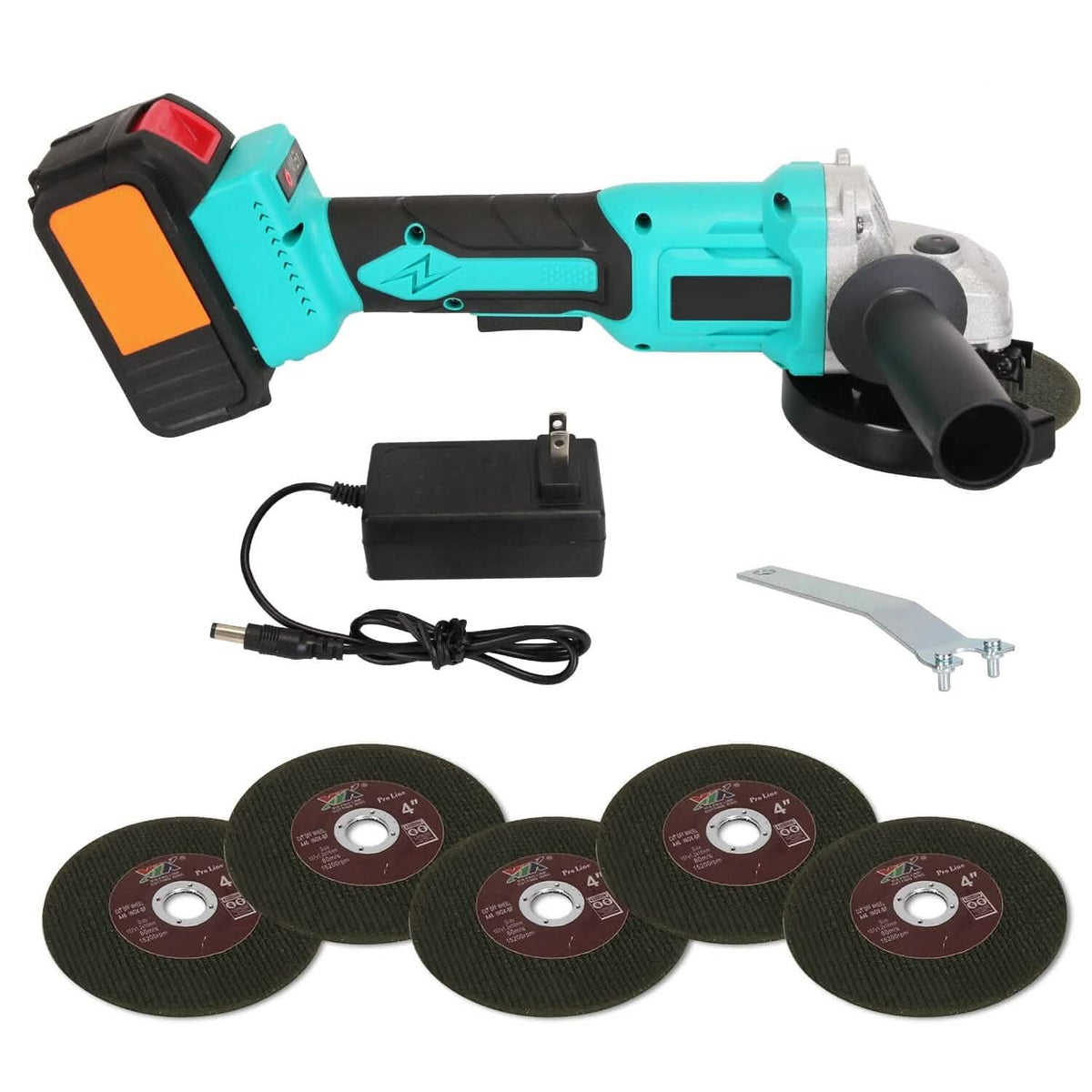 21V Cordless Angle Grinder Kit with Brushless Motor - A-1 Thread Vault
