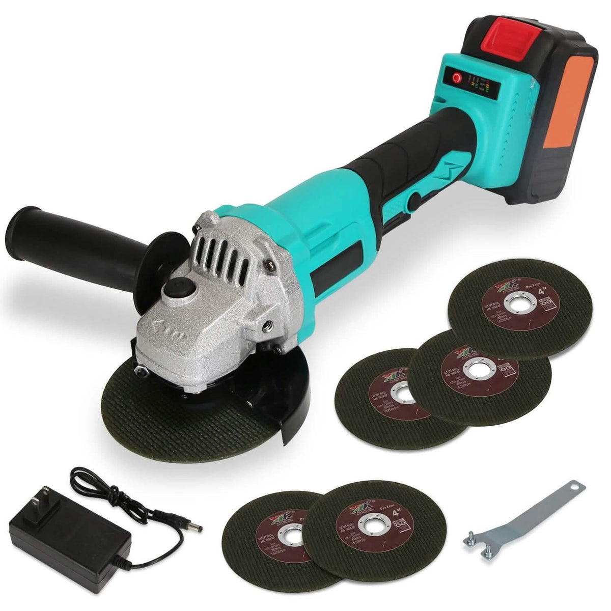 21V Cordless Angle Grinder Kit with Brushless Motor - A-1 Thread Vault