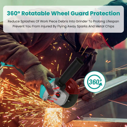 21V Cordless Angle Grinder Kit with Brushless Motor - A-1 Thread Vault