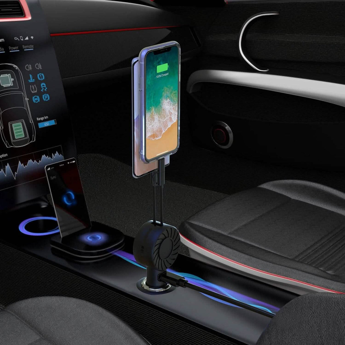 21W 3-in-1 Retractable Car Phone Charger - A-1 Thread Vault
