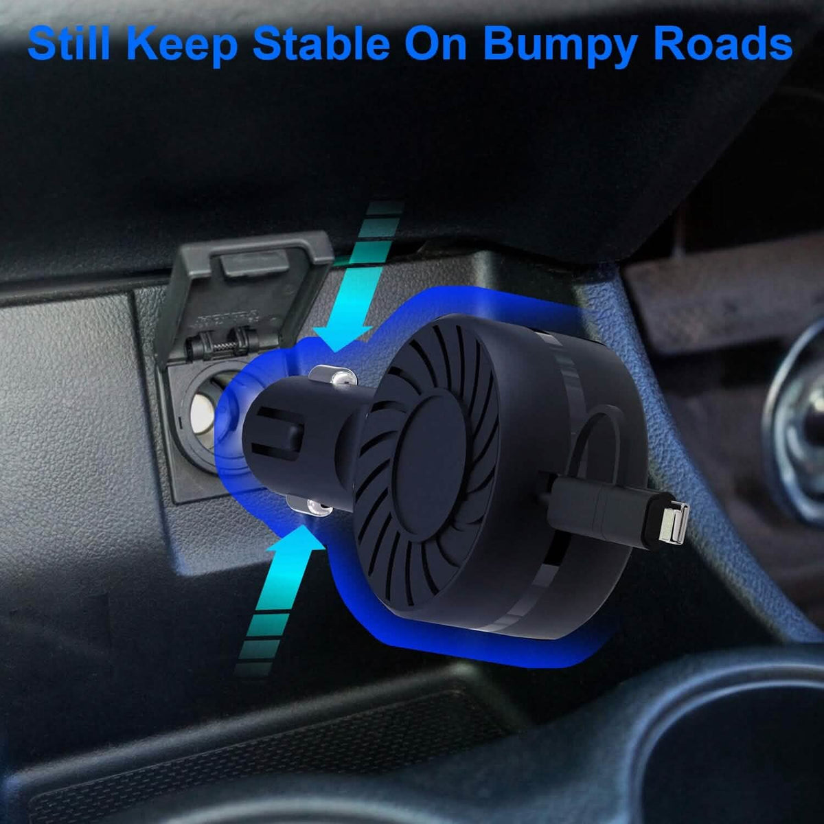 21W 3-in-1 Retractable Car Phone Charger - A-1 Thread Vault